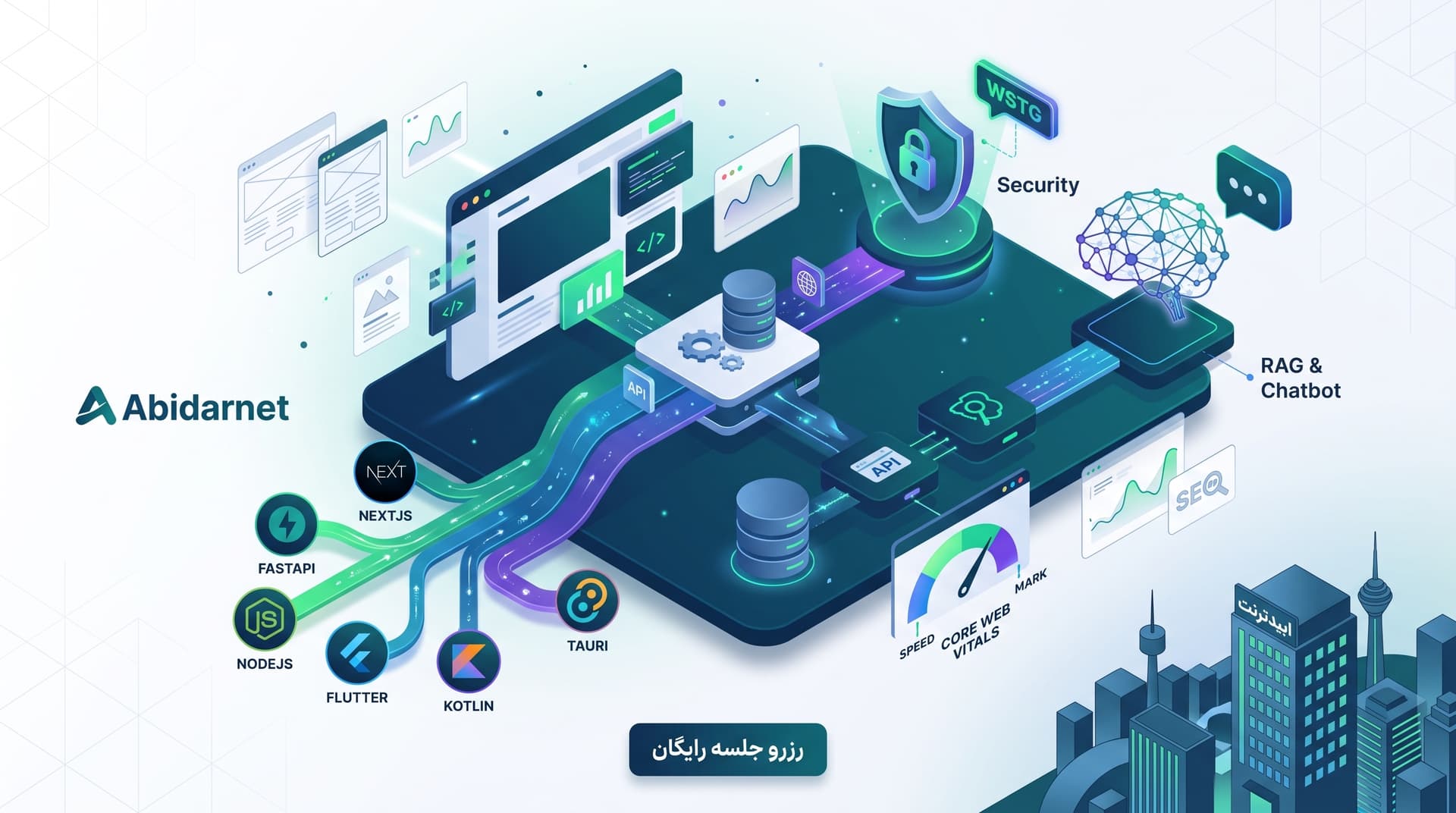 طراحی سایت حرفه ای در سنندج توسط آبیدرنت